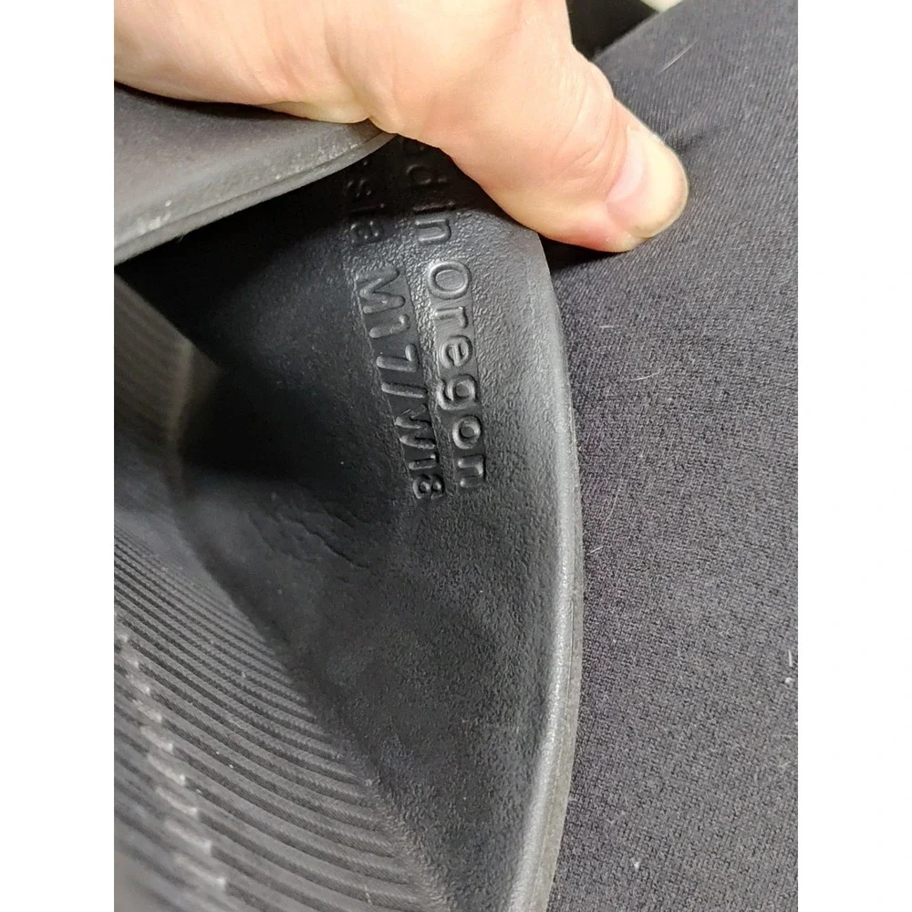 Nike Calm Slides Men's BLACK / BLACK Men's 17 Women's 18 Sandals‎ Flip Flops